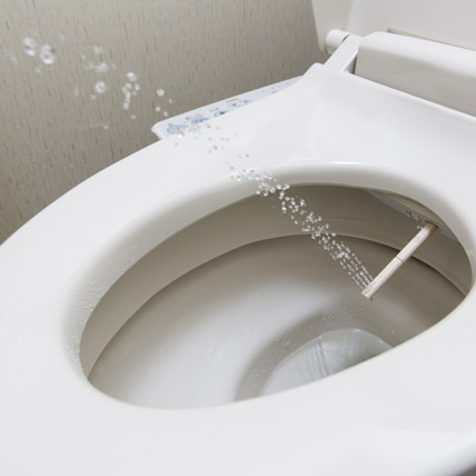 温水洗浄便座の取り付け