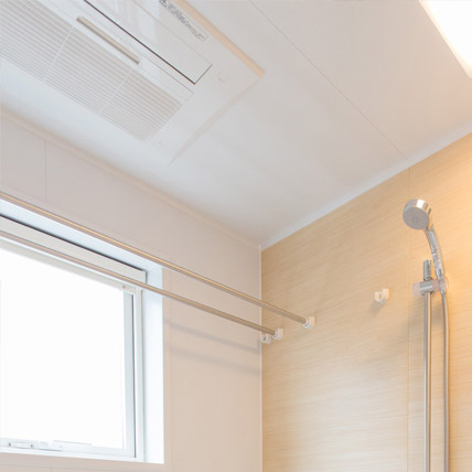 浴室乾燥機をつける